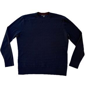 Smartwool Crew Neck Sweater Mens Size Large Blue Wool Blend Base Layer